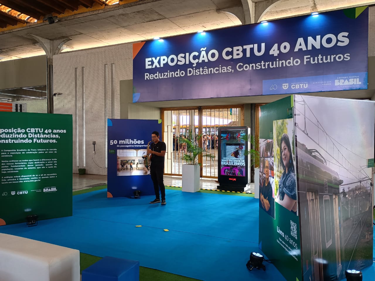 O lançamento foi realizado na Estação Recife, contou com a presença do diretor-presidente da CBTU, José Marques e a superintendente local Marcela Campos; além de autoridades locais e empregados/Foto: Divulgação