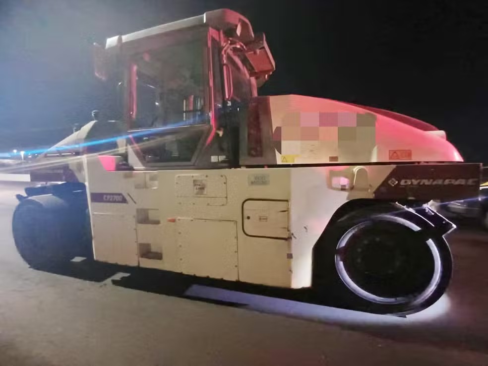 A área foi isolada por policiais militares e o Instituto Criminalística foi até o local para iniciar as investigações/Foto: PRF