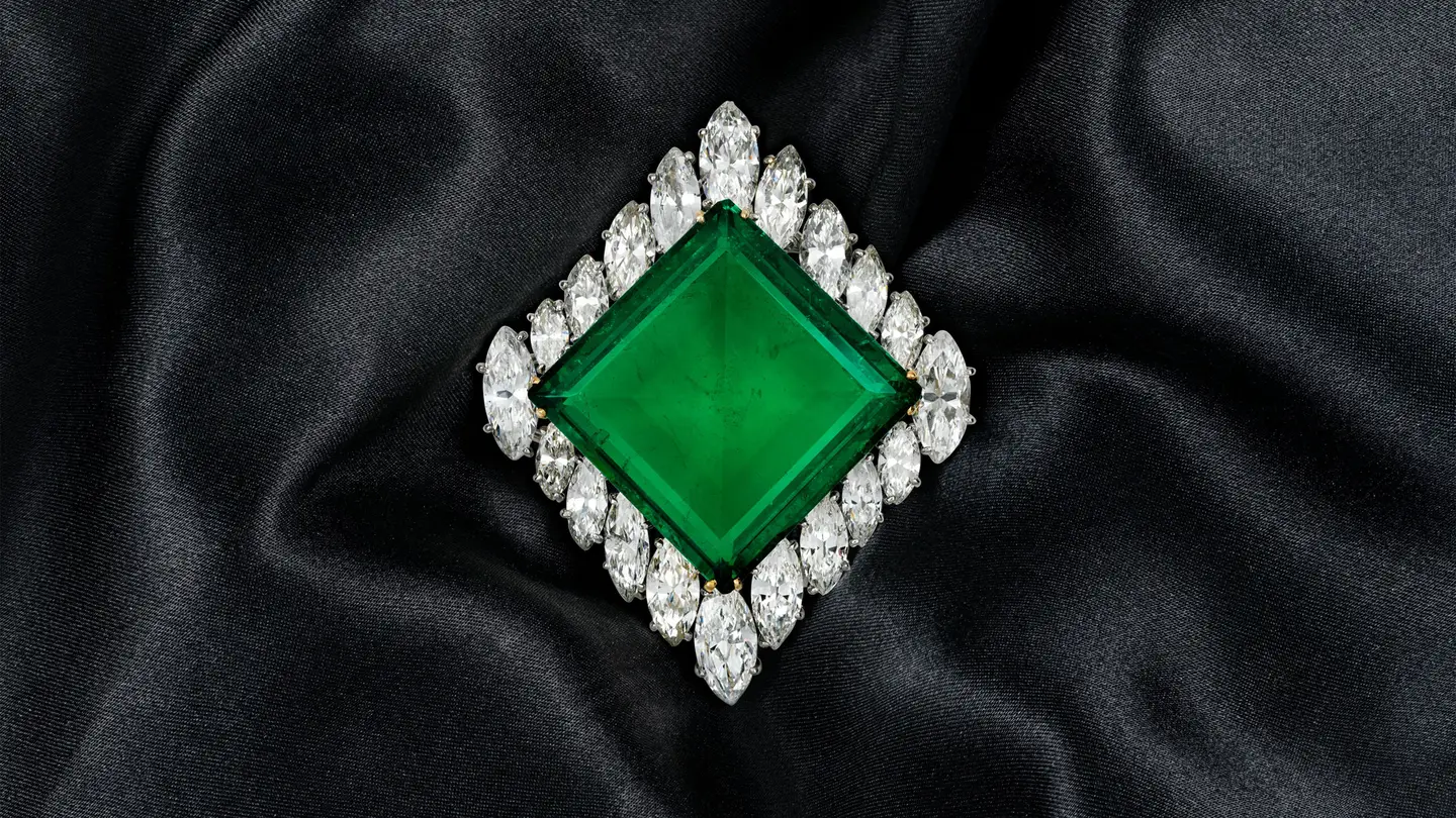 A esmeralda tem 37 quilates/foto: Reprodução/Christie's