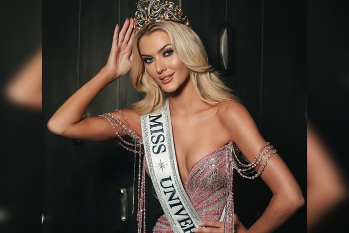 A modelo dinamarquesa Victoria Kjær, 21, foi escolhida a Miss Universo 2024