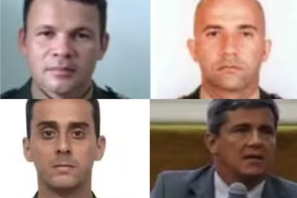 Quatro dos cinco presos em operação da PF/Crédito: Reprodução Quatro dos cinco presos em operação da PF/Crédito: Reprodução