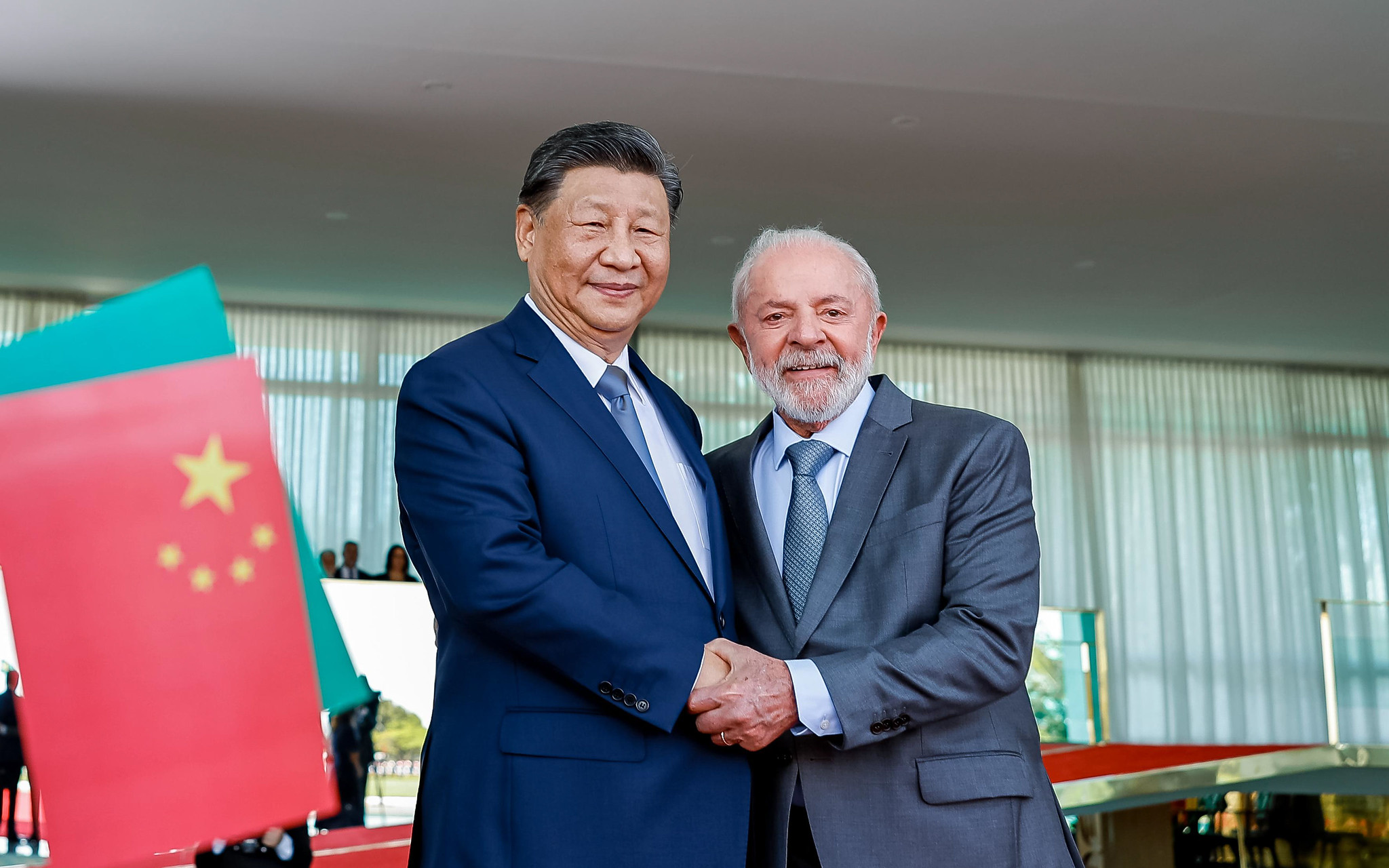 Os dois chefes de Estado vão se reunir a portas fechadas no Alvorada. Em seguida, assinam acordos bilaterais entre os dois países e devem fazer uma declaração conjunta à imprensa/foto: Ricardo Stuckert/PR