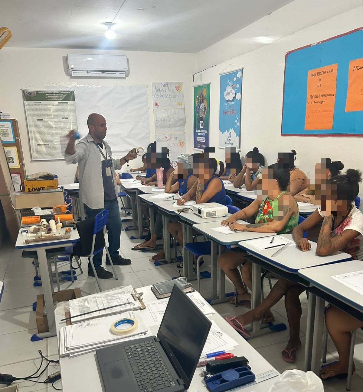 Cursos serão ministrados até 2025, nos presídios/Foto: Seap/PE Cursos serão ministrados até 2025, nos presídios/Foto: Seap/PE