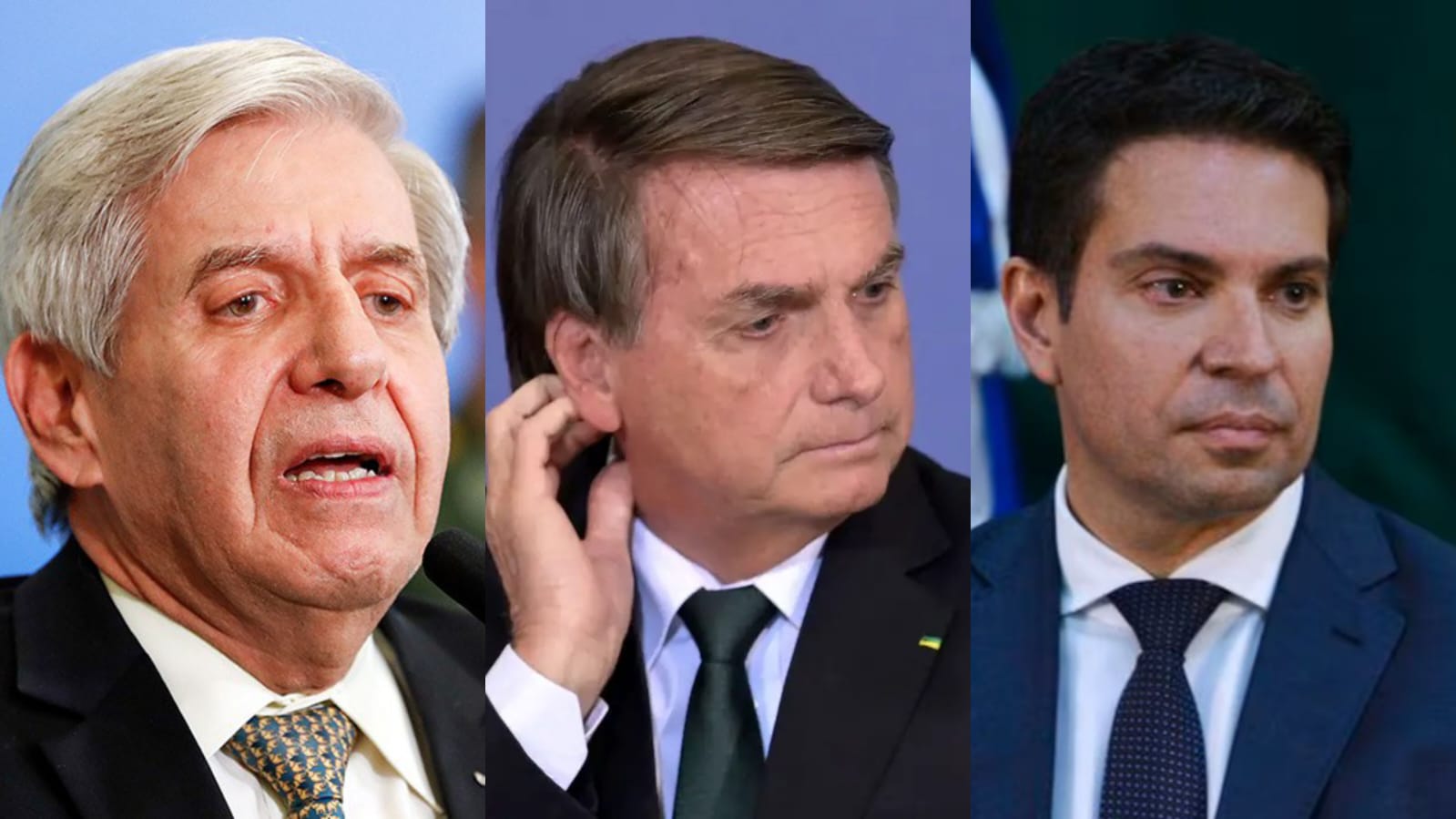 Na foto, da esquerda para a direita: Augusto Heleno, Jair Bolsonaro e Alexandre Ramagem/fotos: Alan Santos/PR, Evaristo Sá/AFP e Valter Campanato/Agência Brasil Na foto, da esquerda para a direita: Augusto Heleno, Jair Bolsonaro e Alexandre Ramagem/fotos: Alan Santos/PR, Evaristo Sá/AFP e Valter Campanato/Agência Brasil