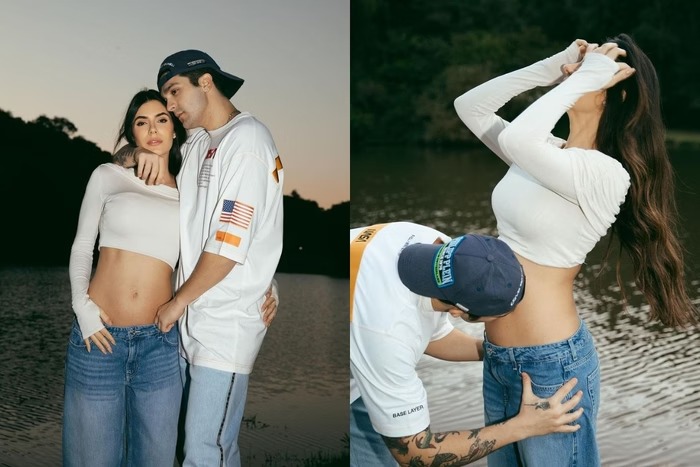 Luan Santa e Jade Magalhães estão à espera da primeira filha/foto: Reprodução/Redes sociais
