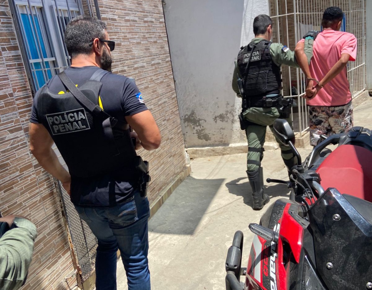 O homem foi conduzido para a Central de Plantões da Capital (Ceplanc), em Campo Grande/Foto: Divulgação/SEAP