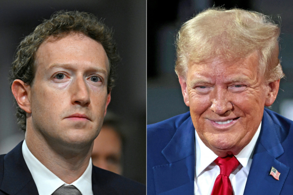 Já houve atritos de Zuckerberg e Trump no passado/Crédito: ANDREW CABALLERO-REYNOLDS / JEFF KOWALSKY / AFP Já houve atritos de Zuckerberg e Trump no passado/Crédito: ANDREW CABALLERO-REYNOLDS / JEFF KOWALSKY / AFP