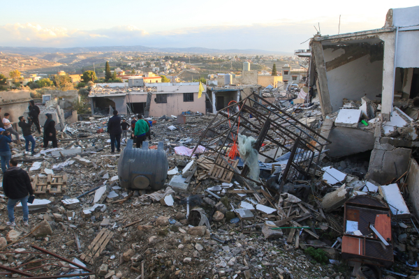 Tair Debba, cidade localizada no Sul do Líbano/Crédito: MAHMOUD ZAYYATAFP Tair Debba, cidade localizada no Sul do Líbano/Crédito: MAHMOUD ZAYYATAFP