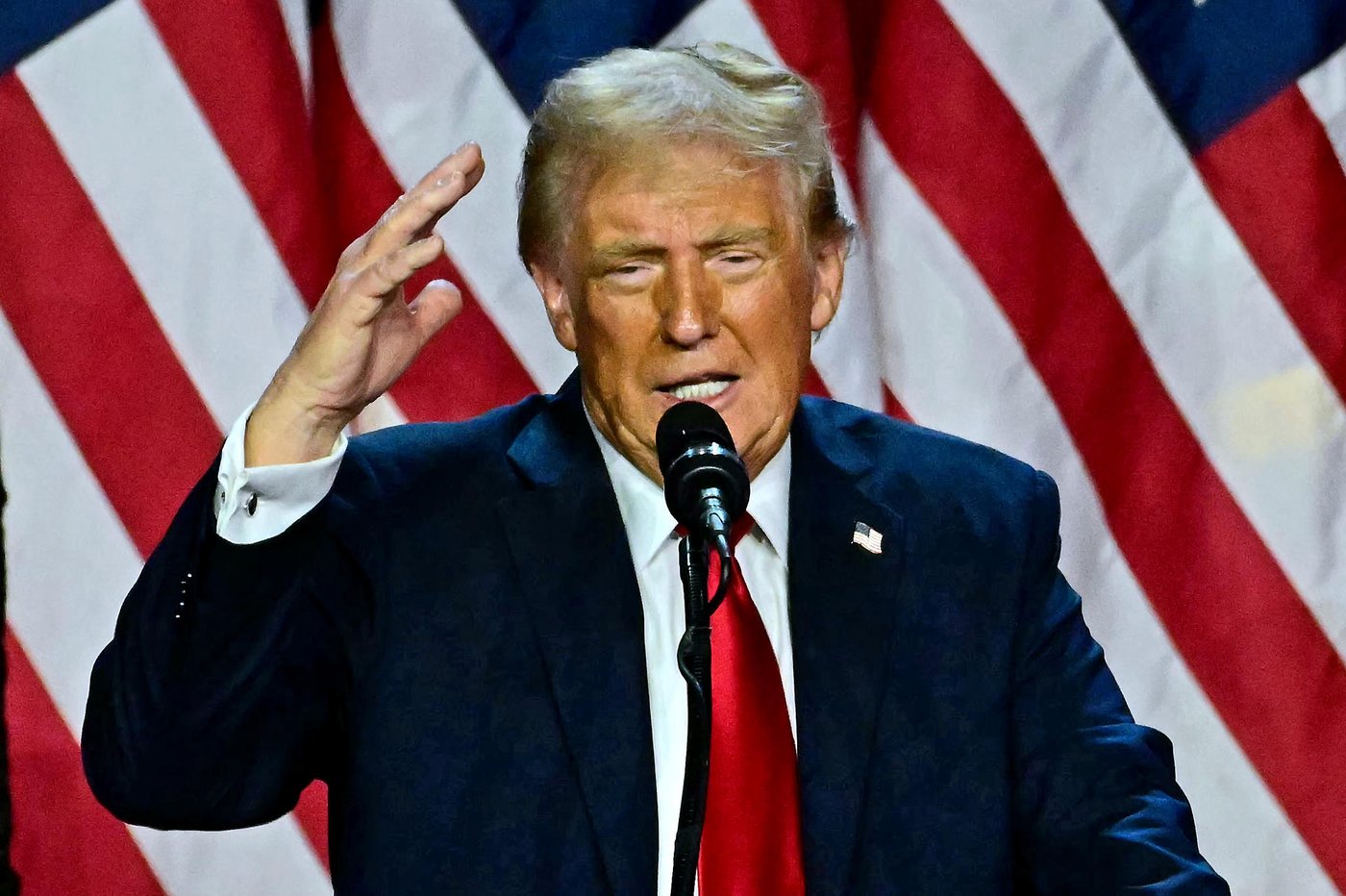 Presidente eleito dos Estados Unidos, Donald Trump/foto: Jim Watson / AFP