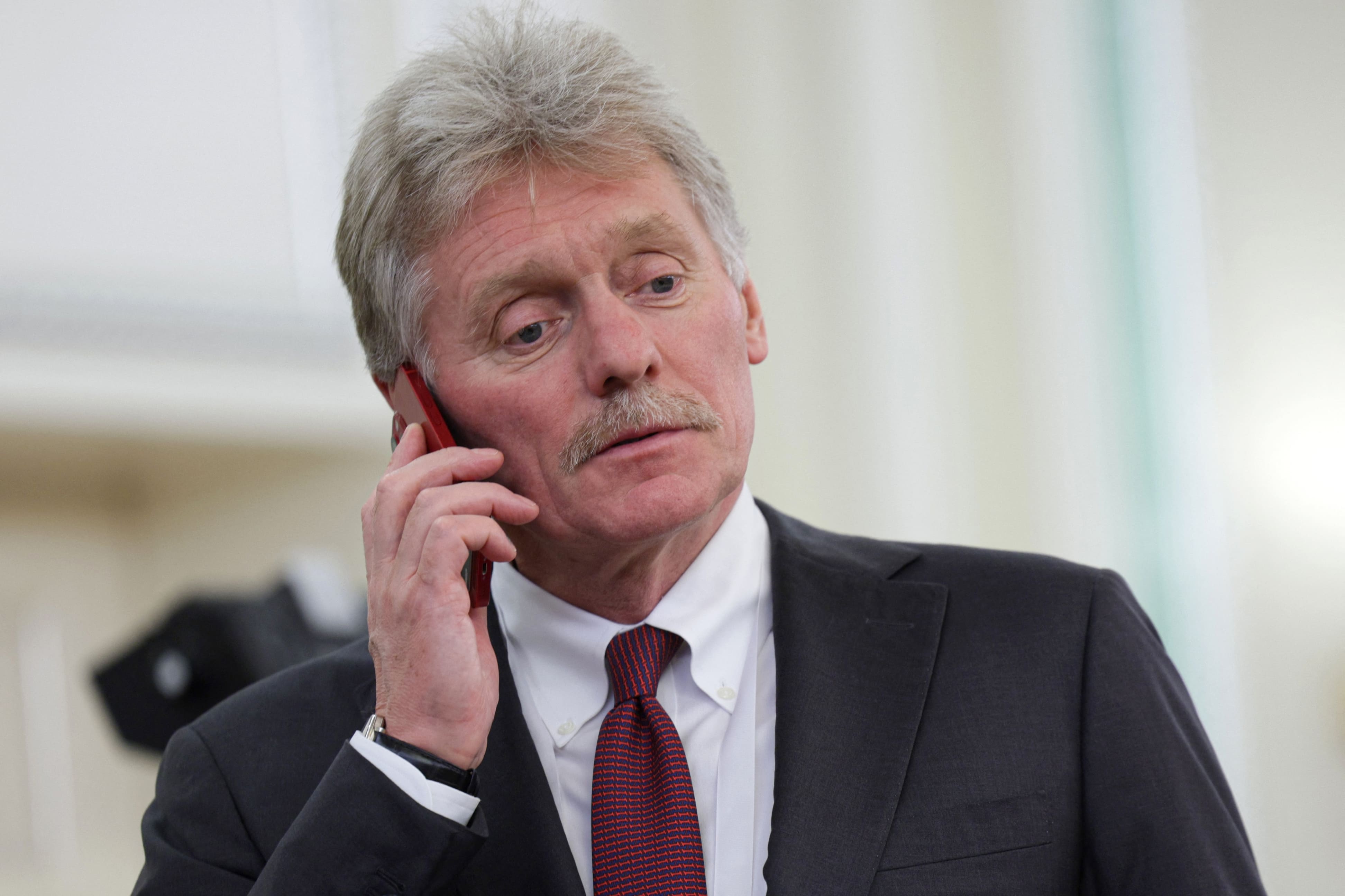 Porta-voz do Kremlin, Dmitry Peskov/Foto: GAVRIIL GRIGOROV/POOL/AFP Porta-voz do Kremlin, Dmitry Peskov/Foto: GAVRIIL GRIGOROV/POOL/AFP