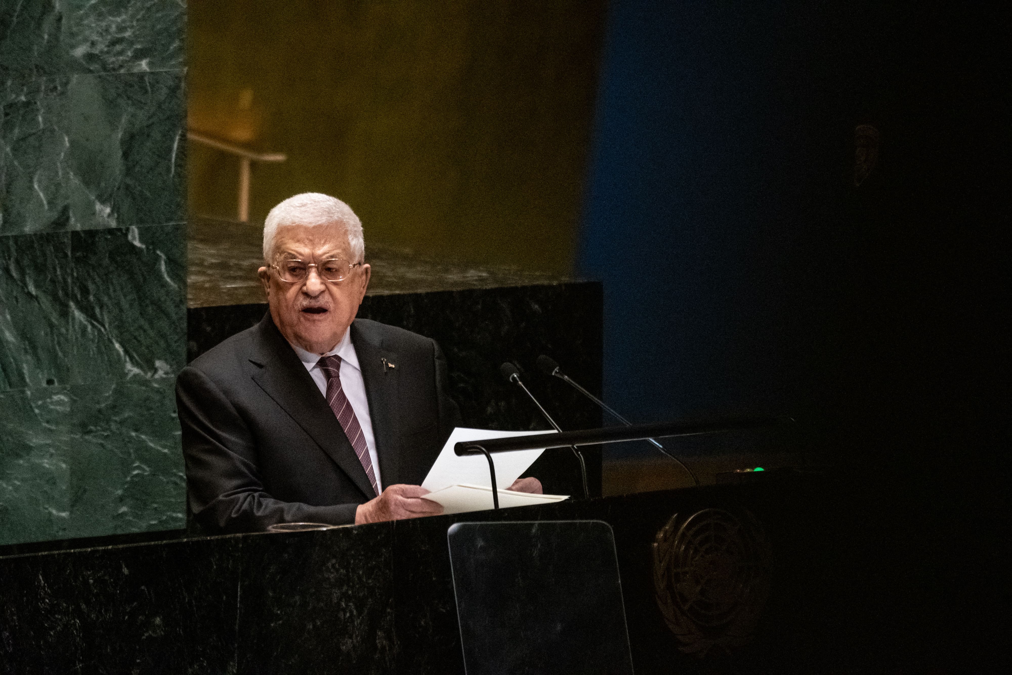 Mahmoud Abbas, Presidente do Estado da Palestina e membro do Fatah/Foto: STEPHANIE KEITH/GETTY IMAGES NORTH AMERICA/Getty Images via AFP Mahmoud Abbas, Presidente do Estado da Palestina e membro do Fatah/Foto: STEPHANIE KEITH/GETTY IMAGES NORTH AMERICA/Getty Images via AFP