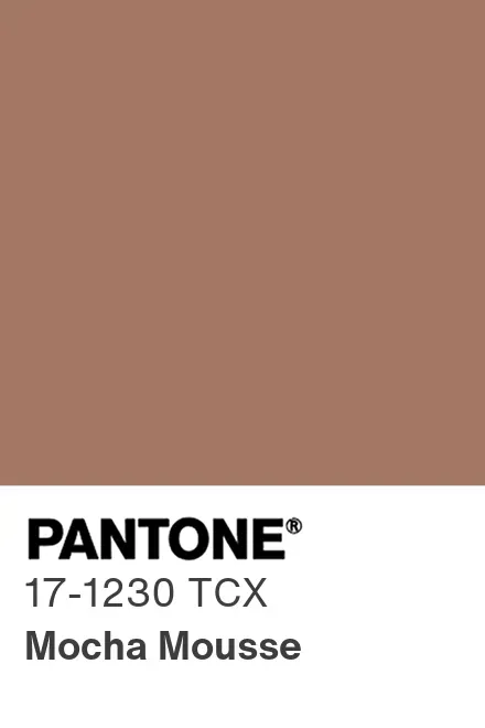Mocha Mousse é a cor de 2025 pela Pantone