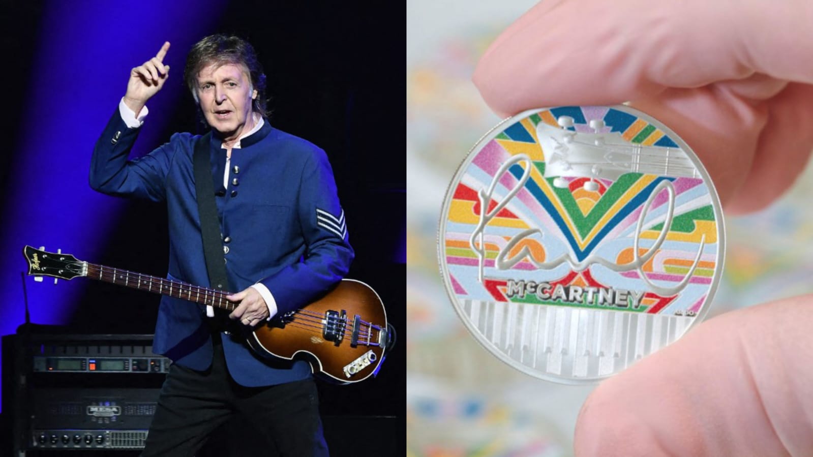 "É uma grande honra", disse o ex-membro dos Beatles/fotos: GUSTAVO CABALLEROGETTY IMAGES NORTH AMERICAGetty Images via AFP e Royal Mint / Royal MintAFP "É uma grande honra", disse o ex-membro dos Beatles/fotos: GUSTAVO CABALLEROGETTY IMAGES NORTH AMERICAGetty Images via AFP e Royal Mint / Royal MintAFP