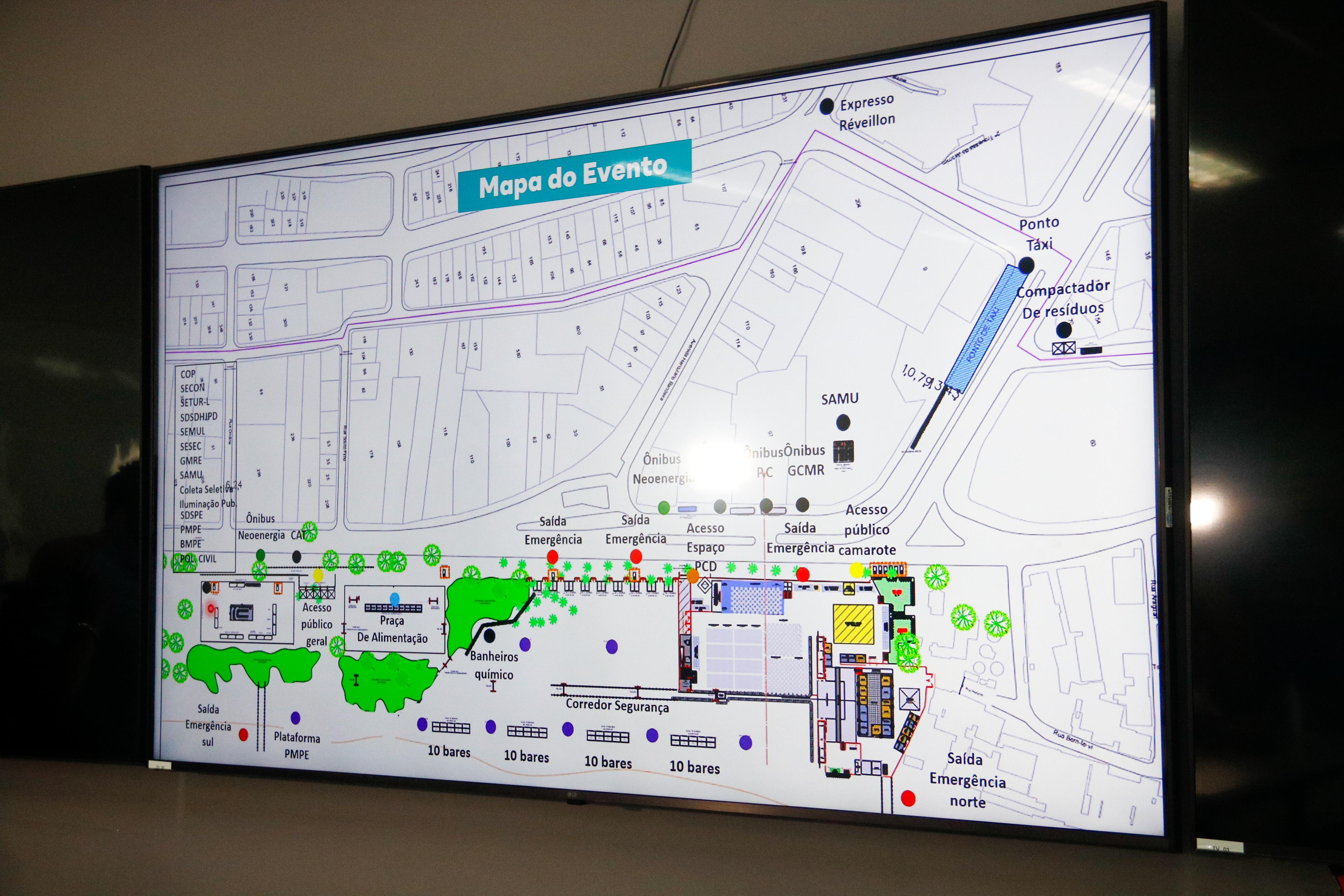 mapa mostra como vai ficar o trânsito/Foto: Marina Torres/DP mapa mostra como vai ficar o trânsito/Foto: Marina Torres/DP