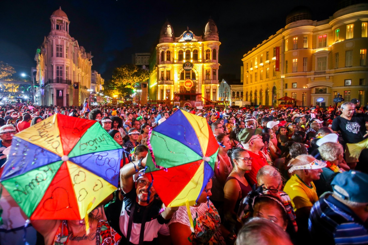 Foliões lotam o Recife no Carnaval/Foto:Prefeitura do Recife Foliões lotam o Recife no Carnaval/Foto:Prefeitura do Recife