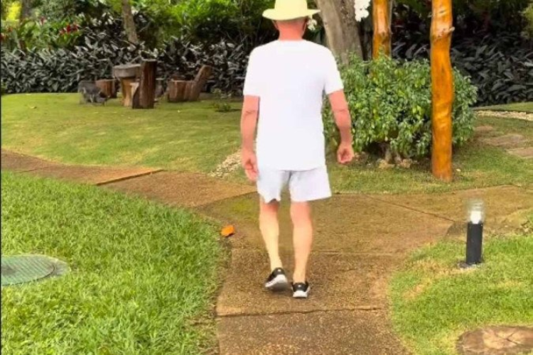 De volta a Brasília, Janja posta vídeo de Lula fazendo caminhada/Crédito: Janja/Redes sociais De volta a Brasília, Janja posta vídeo de Lula fazendo caminhada/Crédito: Janja/Redes sociais