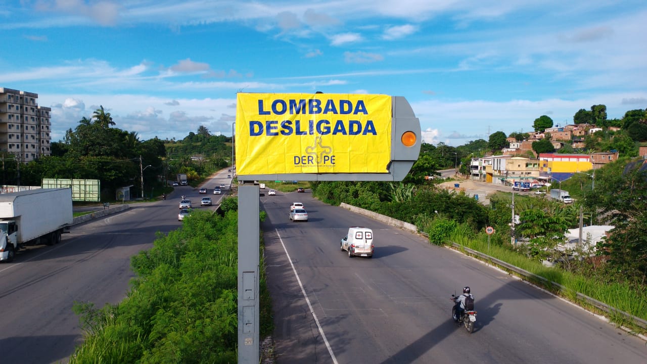 Lombadas eletrônicas serão desligadas/Foto: DER/PE Lombadas eletrônicas serão desligadas/Foto: DER/PE