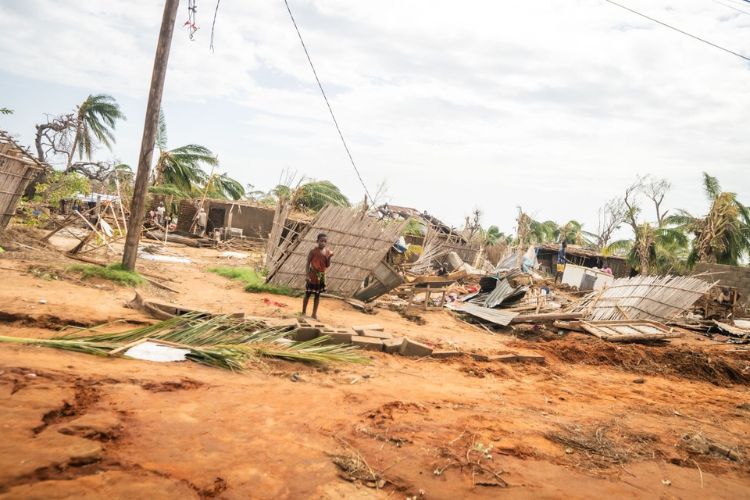 O ciclone atingiu o Norte do país com mais força/Crédito: EDUARDO MENDES / UNICEF / AFP O ciclone atingiu o Norte do país com mais força/Crédito: EDUARDO MENDES / UNICEF / AFP