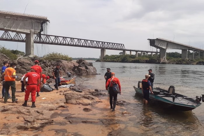 As v&iacute;timas estavam a cerca de 35 metros de profundidade no Rio Tocantins/foto: Divulga&ccedil;&atilde;o