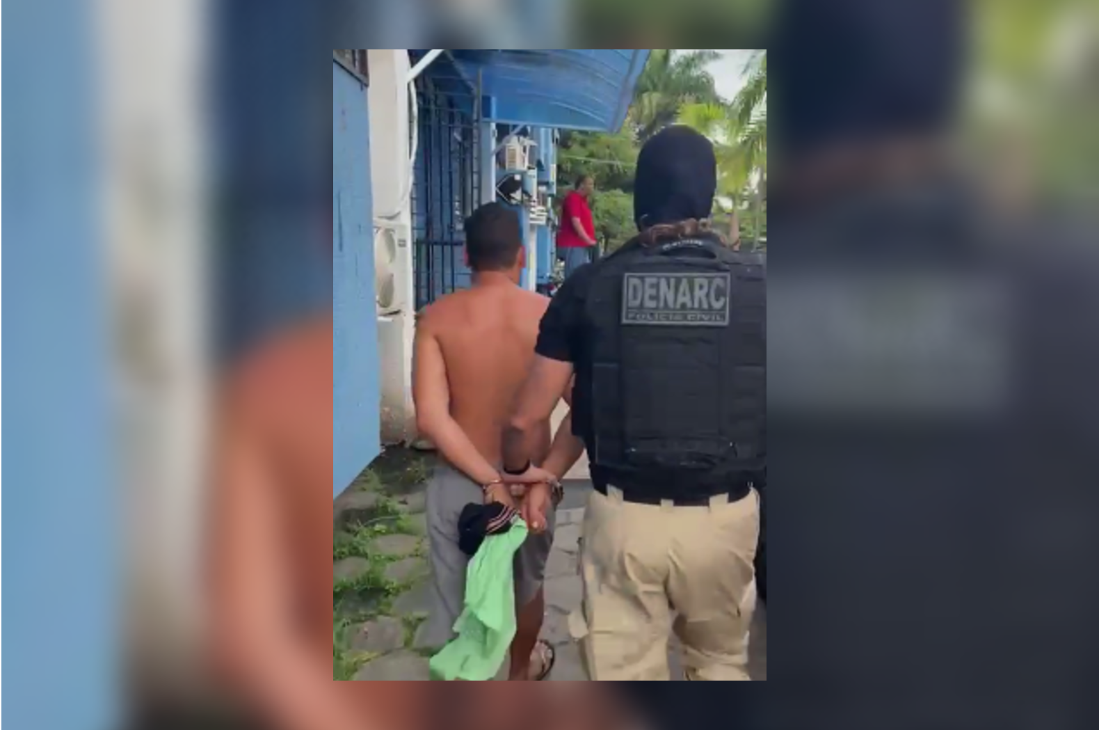 Homem foi preso nesta quinta-feira (26)/Divulgação/PCPE Homem foi preso nesta quinta-feira (26)/Divulgação/PCPE