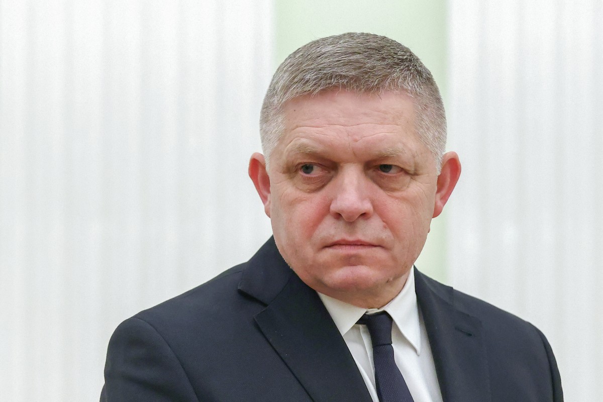 Primeiro-ministro da Eslováquia, Robert Fico/Foto: Artem Geodakyan/POOL/AFP Primeiro-ministro da Eslováquia, Robert Fico/Foto: Artem Geodakyan/POOL/AFP