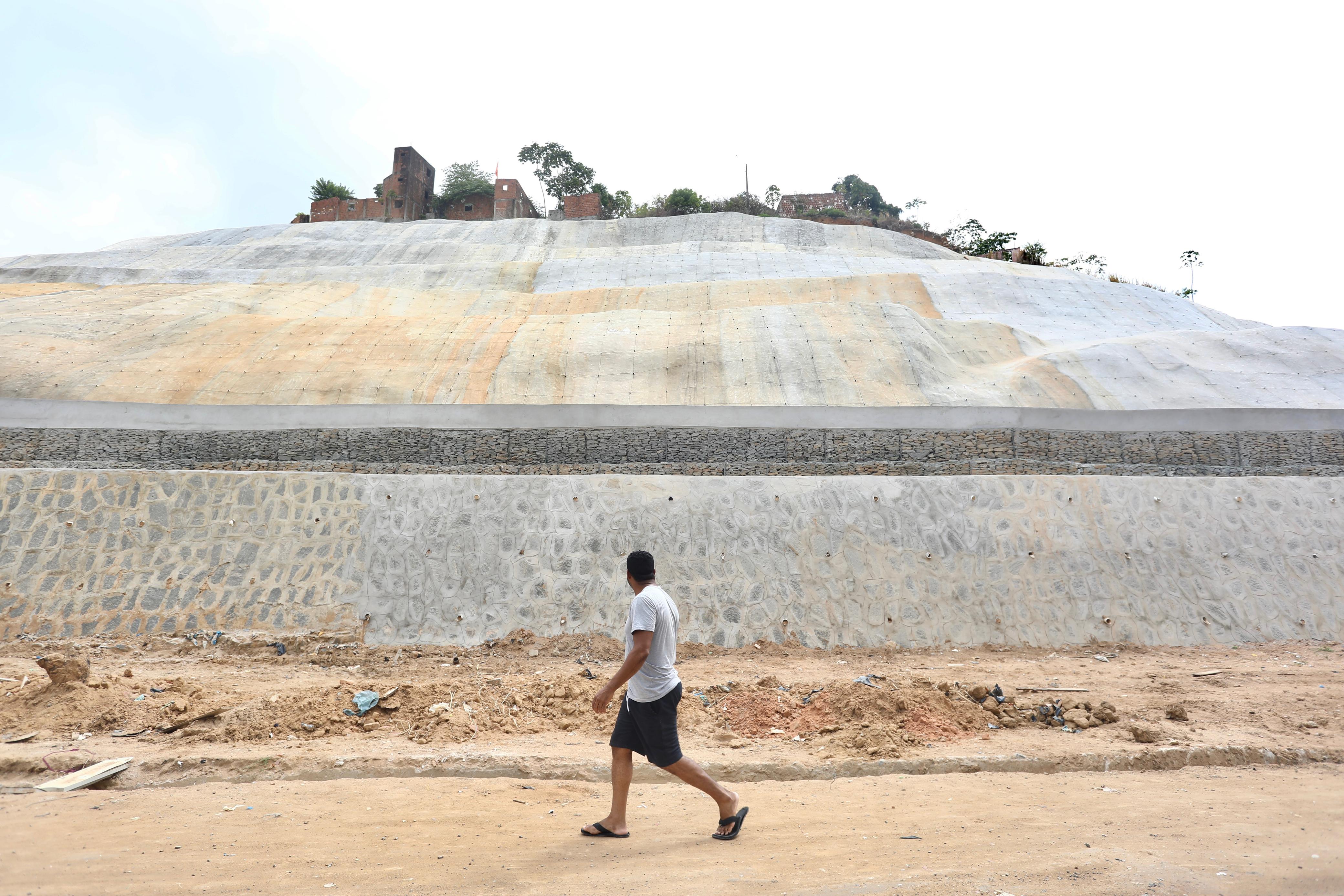 Área foi contemplada com obra nos morros/Foto: Prefeitura do Recife