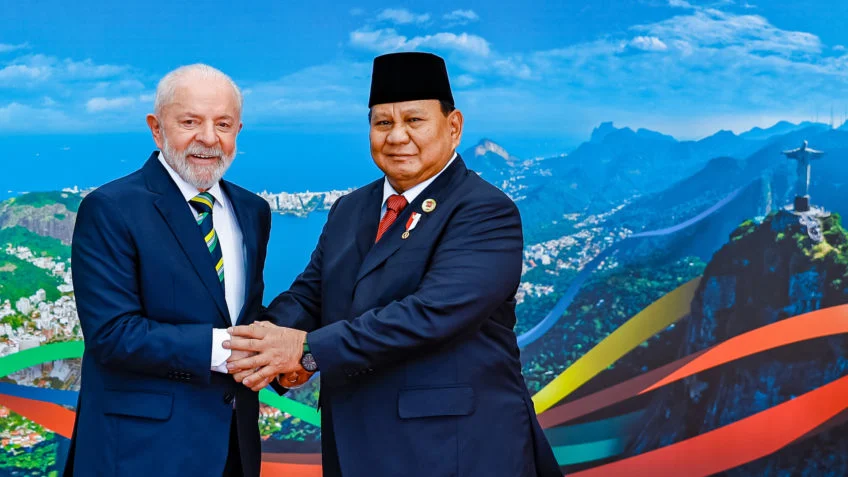 Segundo o Itamaraty, a candidatura da Indonésia recebeu o aval do agrupamento na cúpula de Joanesburgo, em agosto de 2023, na África do Sul/foto: Ricardo Stuckert/PR Segundo o Itamaraty, a candidatura da Indonésia recebeu o aval do agrupamento na cúpula de Joanesburgo, em agosto de 2023, na África do Sul/foto: Ricardo Stuckert/PR