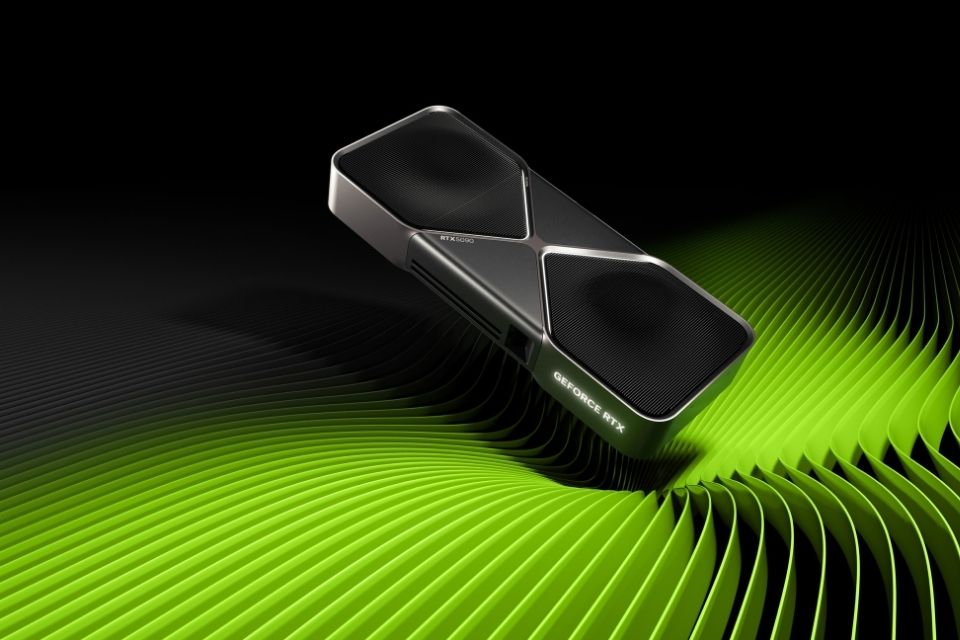 Nova placa de vídeo GeForce RTX 5090/Divulgação Nova placa de vídeo GeForce RTX 5090/Divulgação