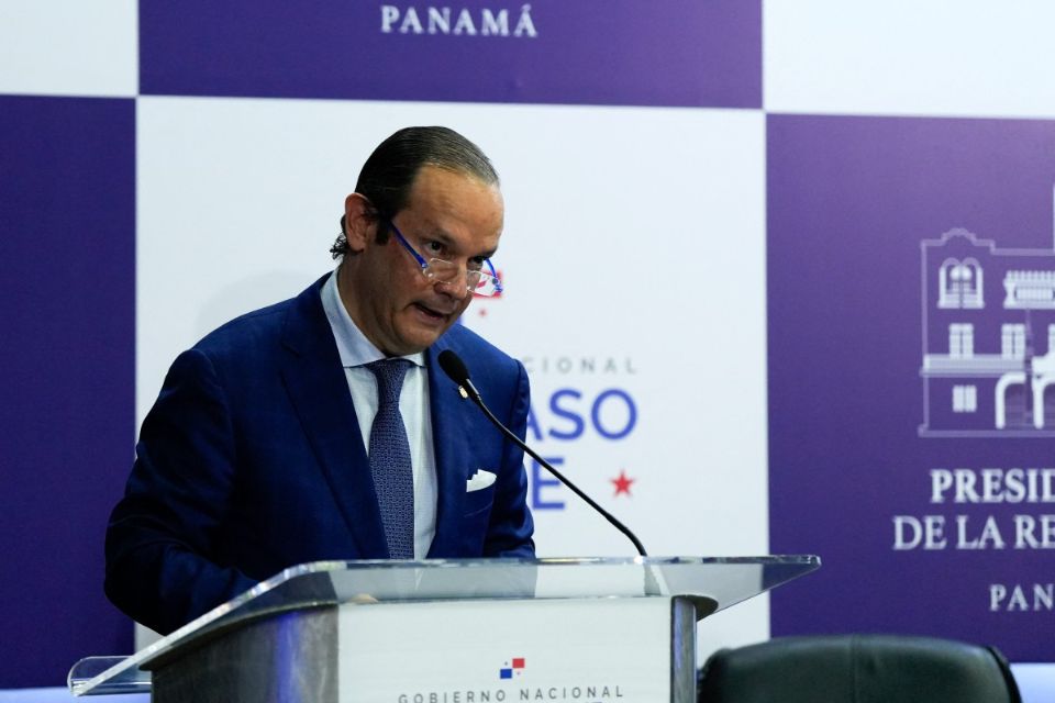 Ministro das Rela&ccedil;&otilde;es Exteriores do Panam&aacute;, Javier Martinez Acha/Foto: ARNULFO FRANCO/AFP