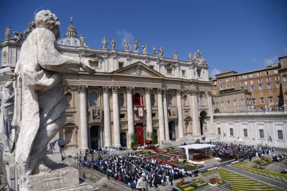 Vista da Basílica de São Pedro, no Vaticano/foto: AFP/Arquivos Vista da Basílica de São Pedro, no Vaticano/foto: AFP/Arquivos