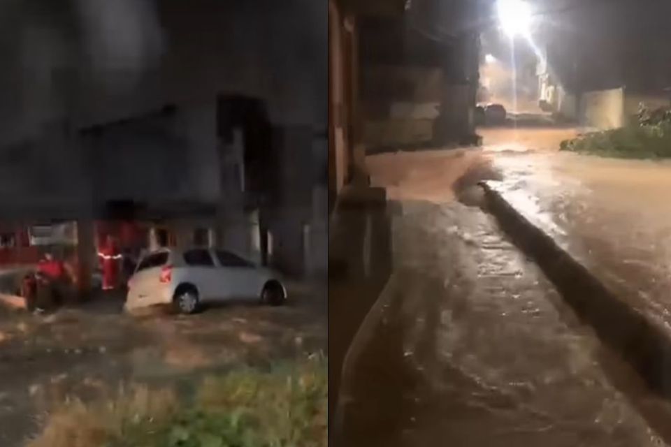 Chuva provocou muitos alagamentos em cidades como Garanhuns/Reprodução/redes sociais
