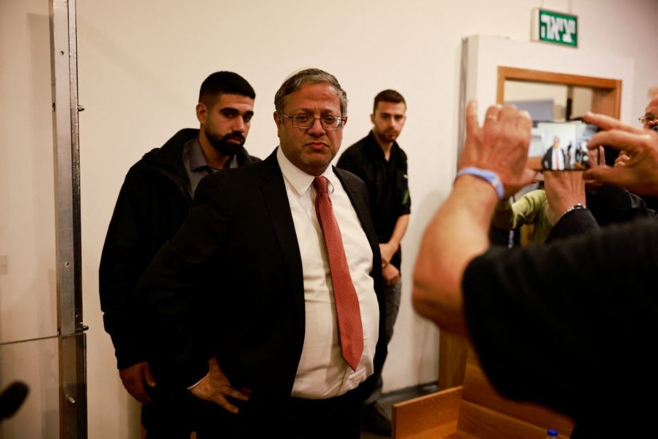 Itamar Ben Gvir, ministro da Seguran&ccedil;a de Israel/Foto: Menahem Kahana/POOL/AFP