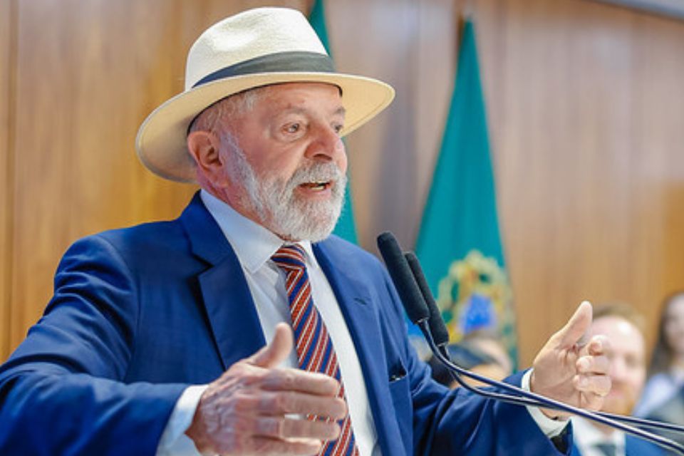 O presidente brasileiro comemorou o an&uacute;ncio de um acordo de cessar-fogo entre Israel e o Hamas/foto: Ricardo Stuckert / PR