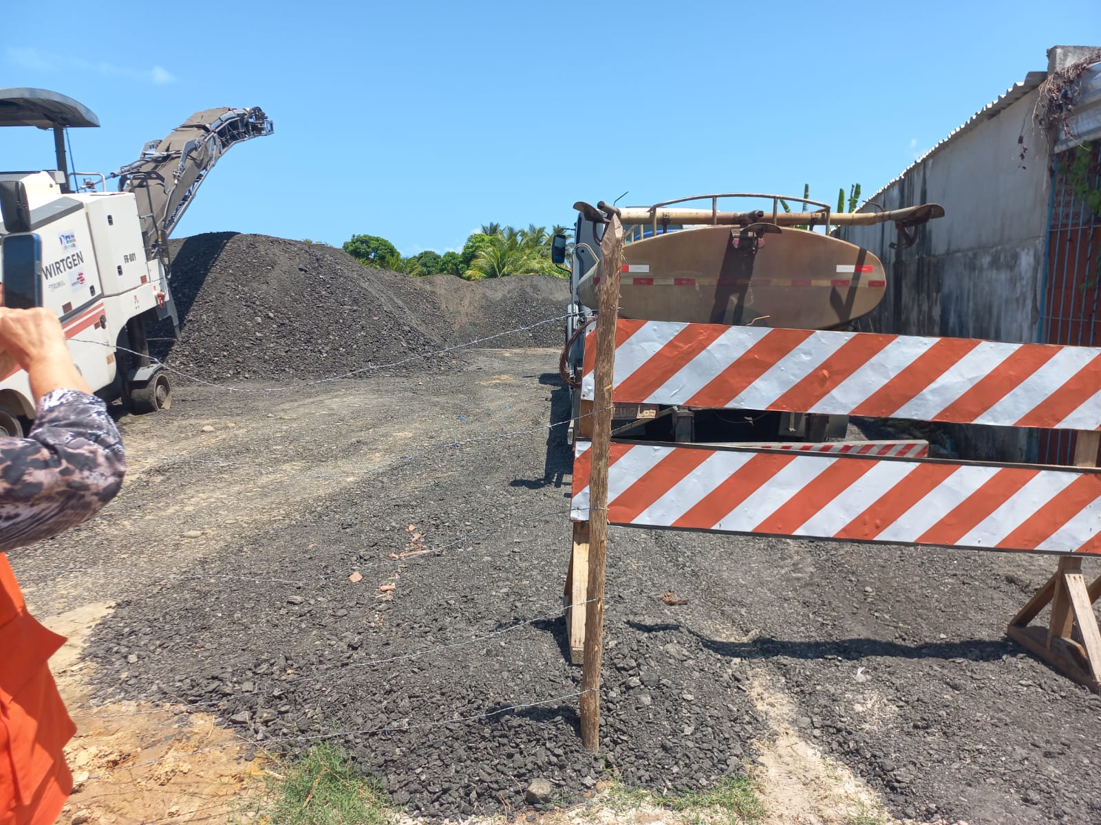 Obras estão sendo executadas em Itamaracá/Foto: Divulgação Obras estão sendo executadas em Itamaracá/Foto: Divulgação