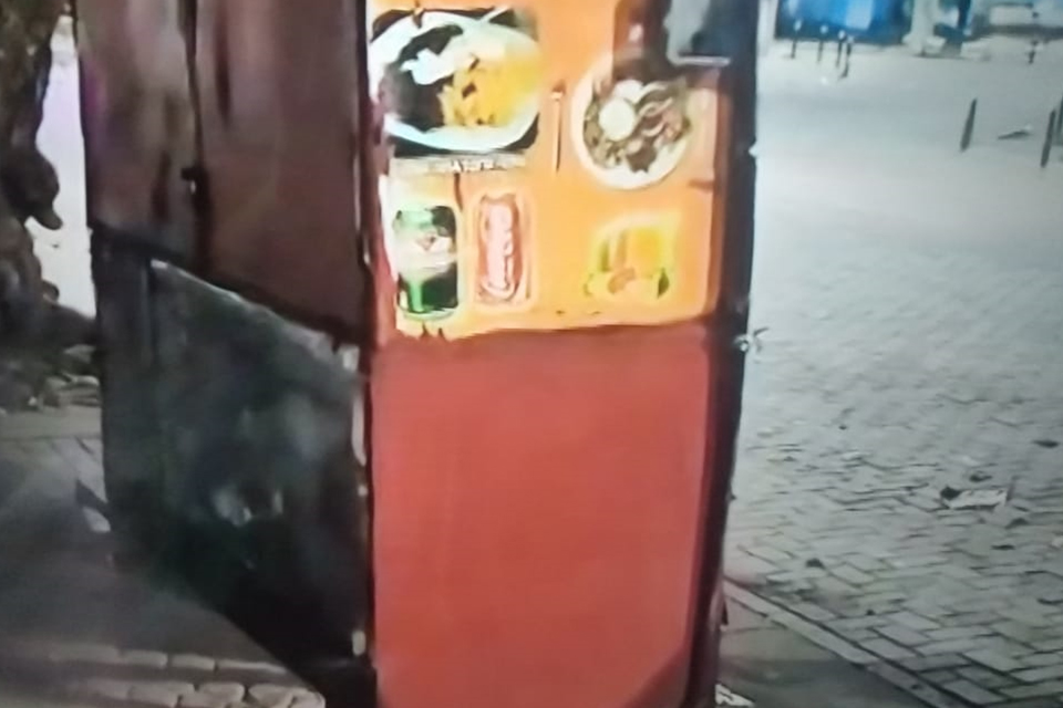 Local onde o homem foi morto a tiros/Reprodução/Whatsapp
