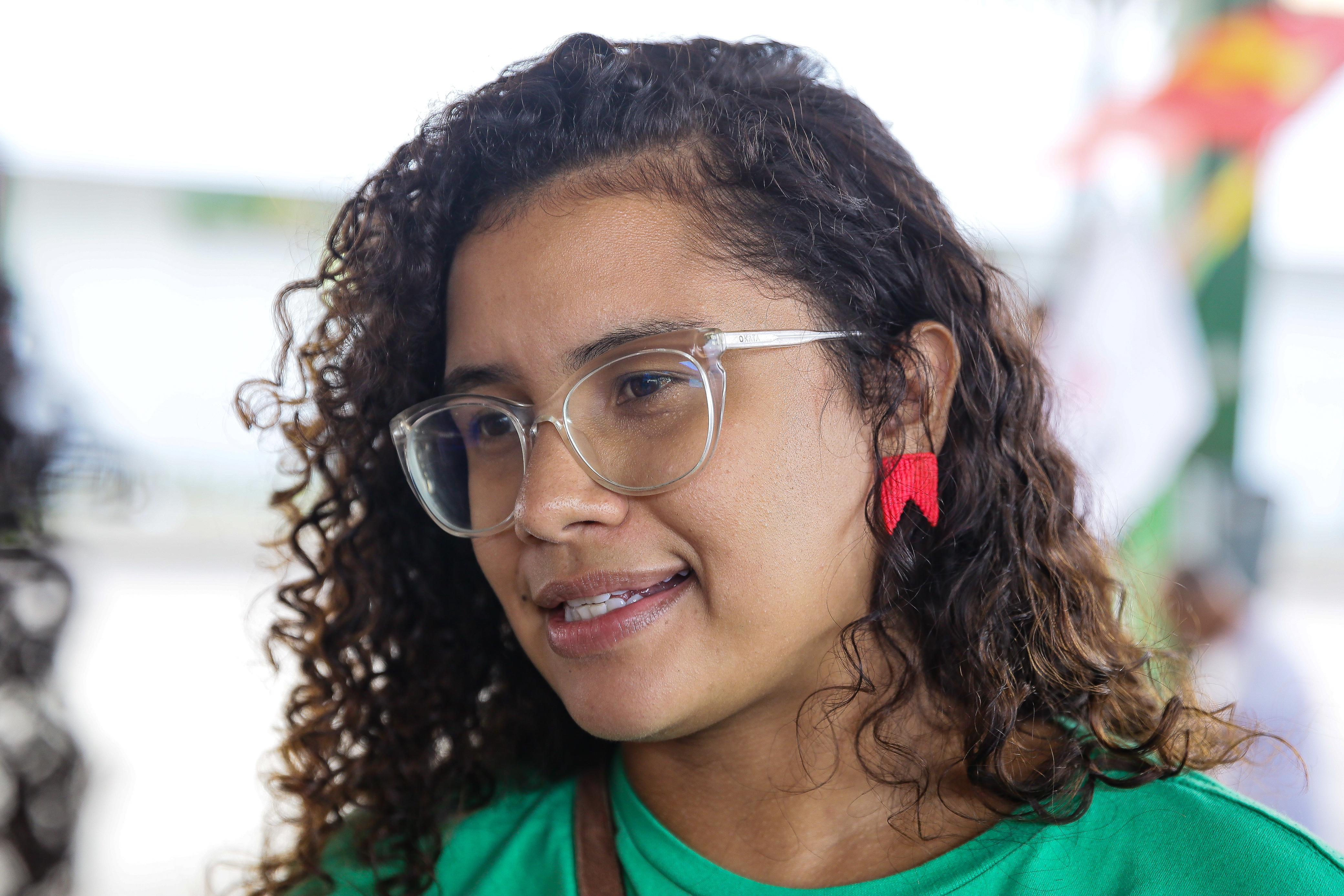 Yasmin Alves, articuladora do movimento