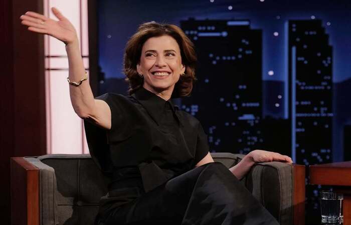 /Fernanda Torres no talk show de Jimmy Kimmel, após vitória no Globo de Ouro. /Fernanda Torres no talk show de Jimmy Kimmel, após vitória no Globo de Ouro.