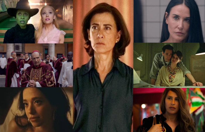 /'Ainda Estou Aqui' conseguiu a indicação inédita para o cinema brasileiro na categoria máxima do Oscar. Entre os seus principais concorrentes estão: 'Wicked', 'A Substância', 'Conclave', 'O Brutalista', 'Anora' e 'Emilia Pérez'. /'Ainda Estou Aqui' conseguiu a indicação inédita para o cinema brasileiro na categoria máxima do Oscar. Entre os seus principais concorrentes estão: 'Wicked', 'A Substância', 'Conclave', 'O Brutalista', 'Anora' e 'Emilia Pérez'.