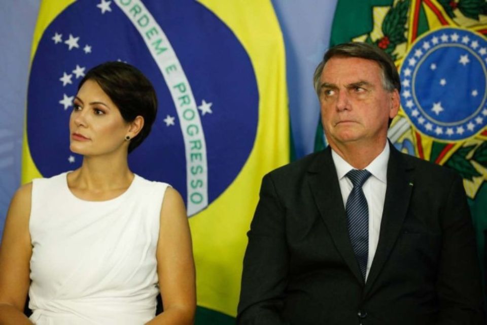 Bolsonaro disse que a esposa teve ganho expressivo de popularidade ao viajar para os EUA/Foto: Alan Santos/PR Bolsonaro disse que a esposa teve ganho expressivo de popularidade ao viajar para os EUA/Foto: Alan Santos/PR