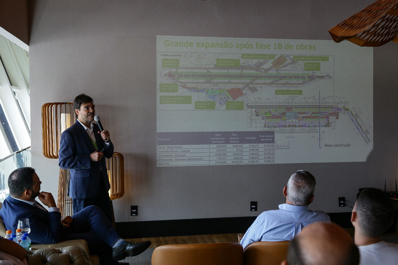 Marcelo Bento, diretor de Relações Institucionais, Comunicação e ESG da Aena Brasil/Rafael Vieira/DP Imagem Marcelo Bento, diretor de Relações Institucionais, Comunicação e ESG da Aena Brasil/Rafael Vieira/DP Imagem