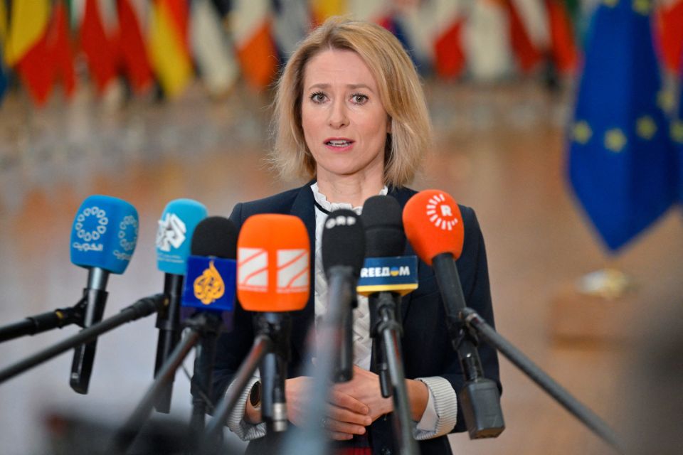 Chefe da política externa da União Europeia, Kaja Kallas/Foto: Nicolas TUCAT/AFP Chefe da política externa da União Europeia, Kaja Kallas/Foto: Nicolas TUCAT/AFP