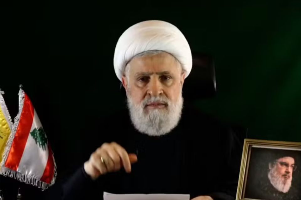 Chefe do Hezbollah, Naim Qassem (foto: Al-Manar / AFP Photo) Chefe do Hezbollah, Naim Qassem/foto: Al-Manar / AFP Photo