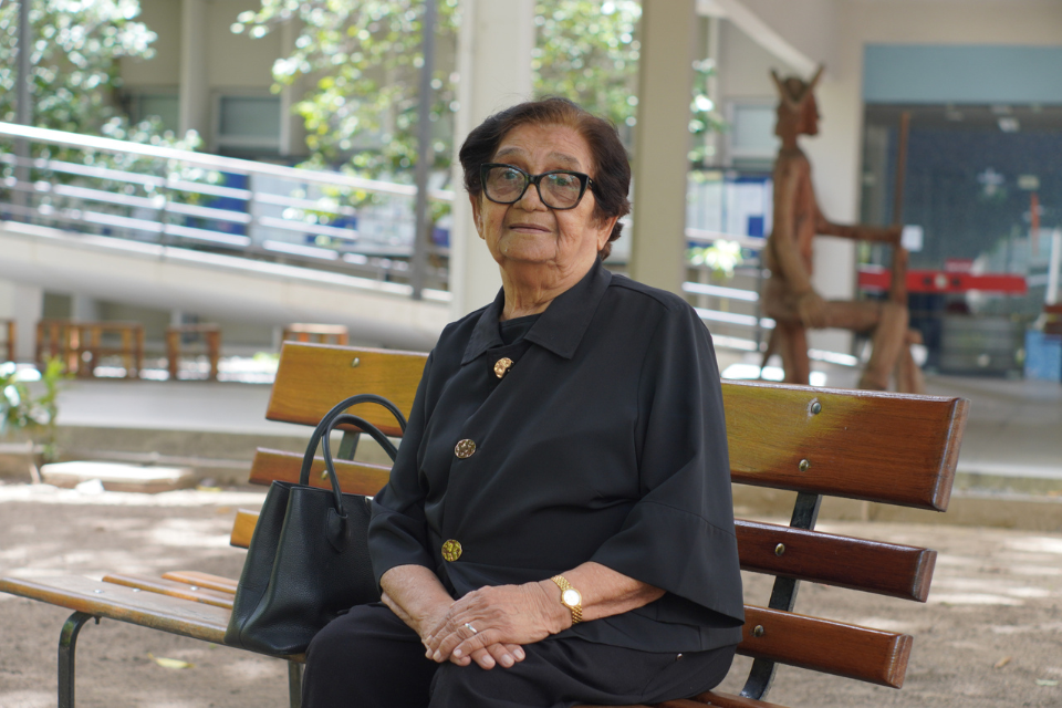 Aos 91 anos, Dorothi Lira é aluna do curso de Jornalismo, seu sexto curso de graduação/Francisco Silva / DP Aos 91 anos, Dorothi Lira é aluna do curso de Jornalismo, seu sexto curso de graduação/Francisco Silva / DP