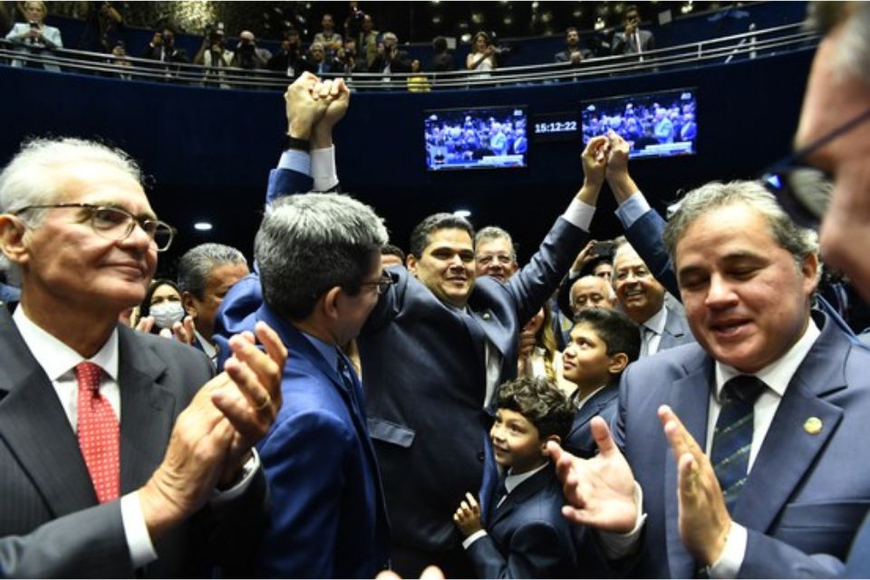 Alcolumbre venceu no primeiro turno/Crédito: Agência Senado Alcolumbre venceu no primeiro turno/Crédito: Agência Senado