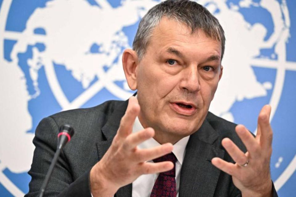 Diretor da Agência das Nações Unidas para os Refugiados Palestinos (UNRWA), Philippe Lazzarini