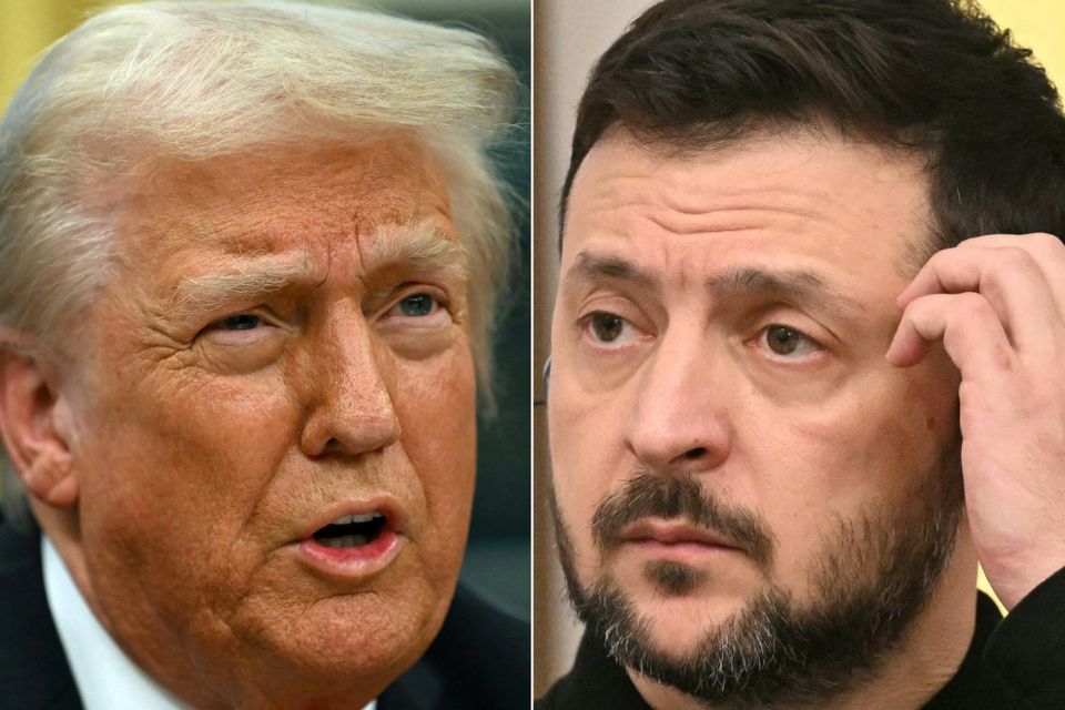 Presidente Trump est&aacute; tentando negociar o fim da guerra/Cr&eacute;dito: ANDREW CABALLERO-REYNOLDS, SERGEI GAPON / AFP