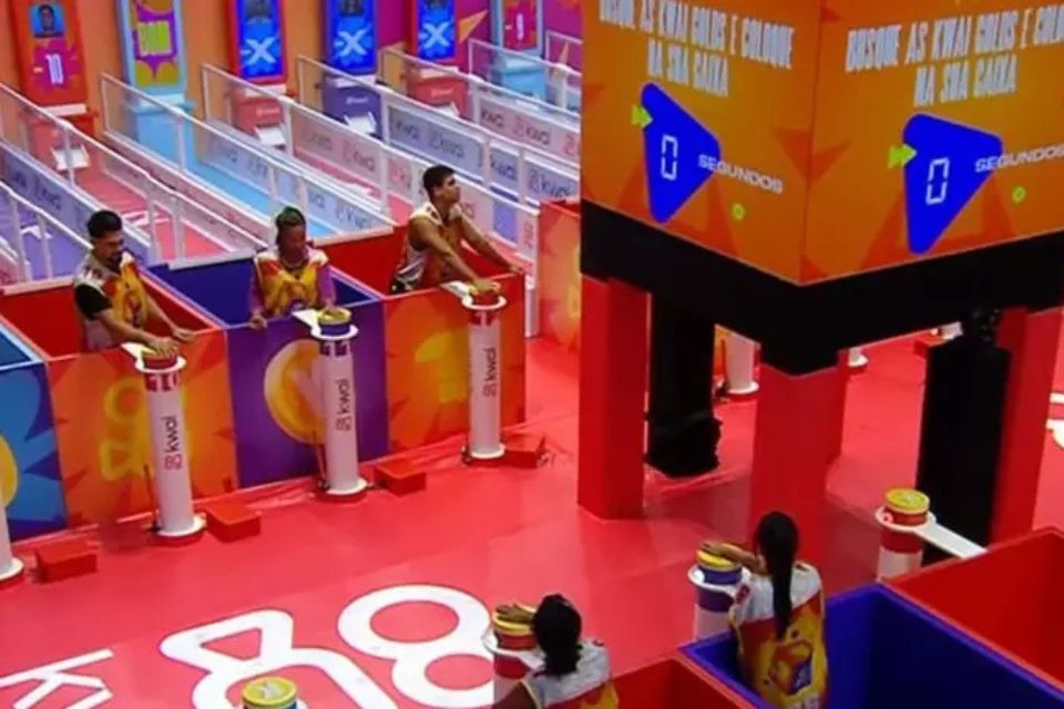 Prova do Líder do BBB 25 já dura mais de onze horas/Créditos: Reprodução