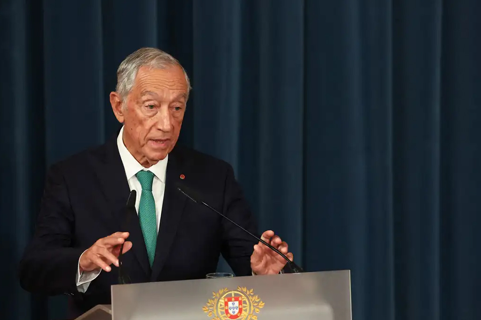 Presidente português Marcelo Rebelo chega ao Recife nesta segunda (17)/Agência Brasil