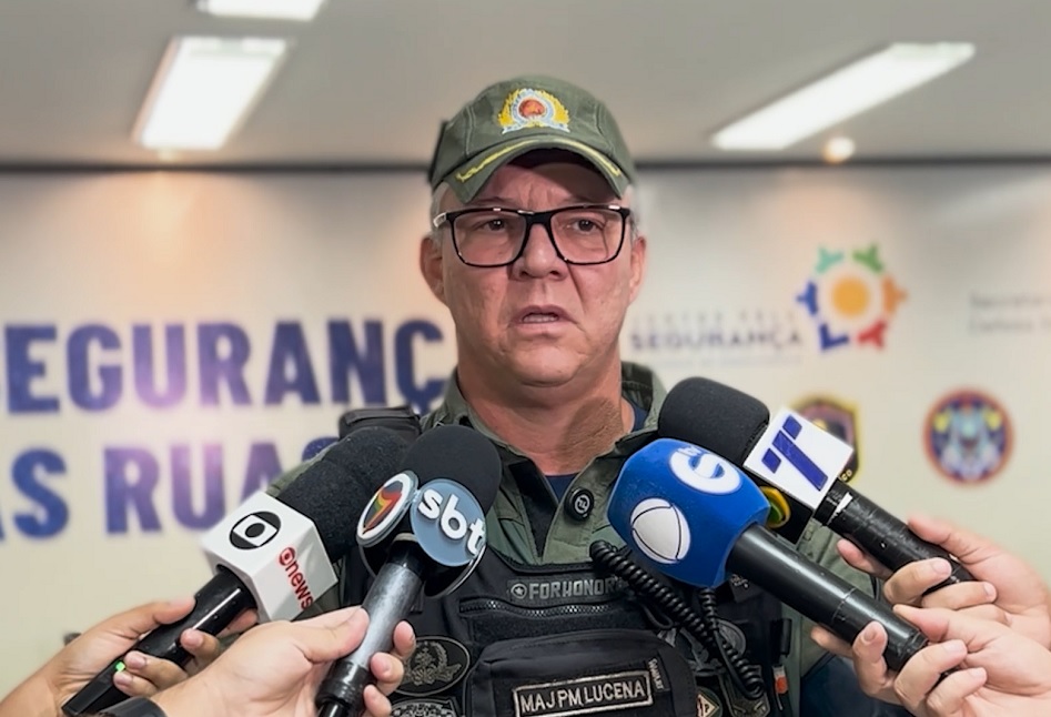 Major Lucena destacou que planejamento da PM estava aprovado desde 27 de fevereiro/Divulgação Major Lucena destacou que planejamento da PM estava aprovado desde 27 de fevereiro/Divulgação
