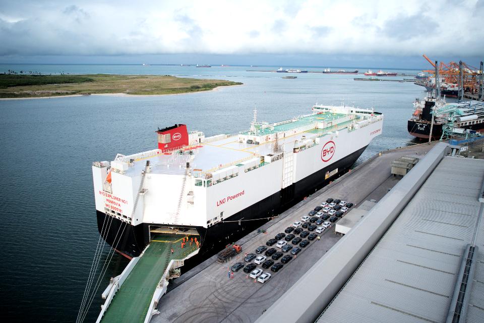 Desembarque de 5,5 mil ve&iacute;culos no Brasil/BYD/Divulga&ccedil;&atilde;o